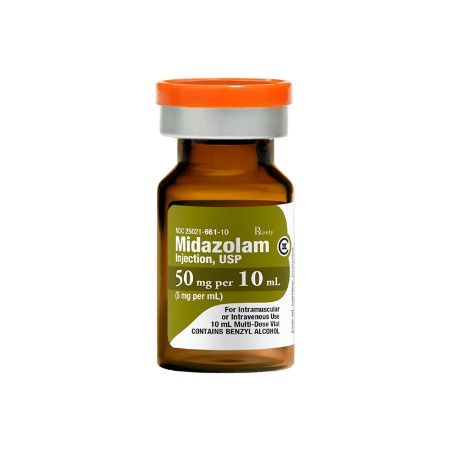 Midazolam HCl 5mg/mL 10mL 10/MDV