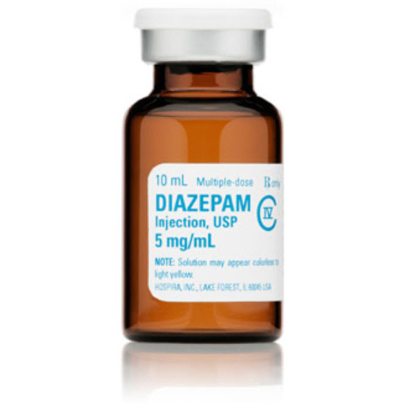Diazepam 5mg/mL 10mL 5/MDV
