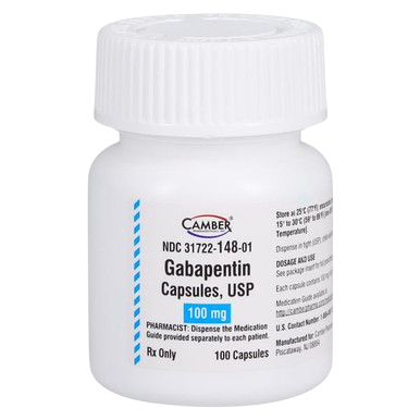 Gabapentin 100mg Capsule 100/Ct 1/Bottle