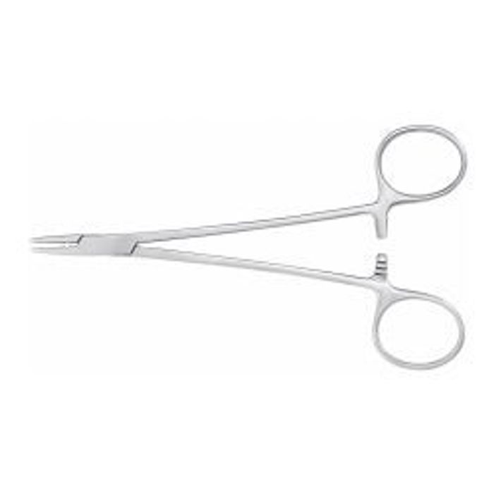Crile Wood Needle Holder TC 5-3/4" STR Serr-1/EA