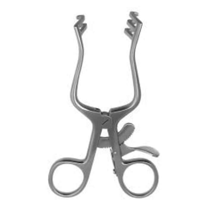 Weitlaner Retractor 6-1/2" 3x4-PRONG Sharp-1/EA