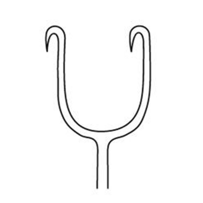 Joseph Double Hook 6-1/4" 2MM-1/EA
