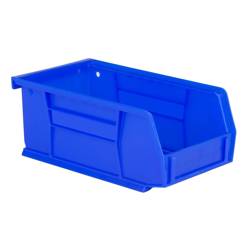 Plastic Stackable Bins - 7 ½  X 4  X 3 Blue 1/EA