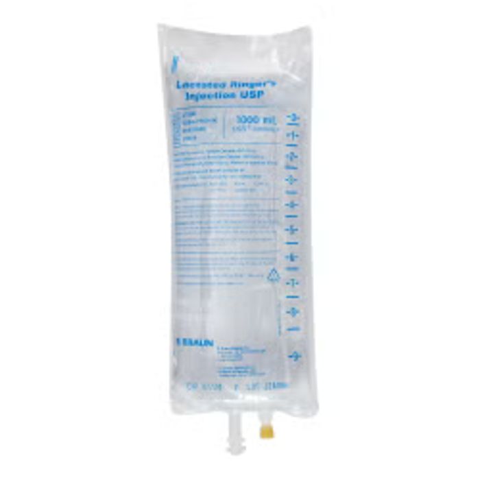 Lactated Ringers IV Solution 500mL 24/Flex Cont