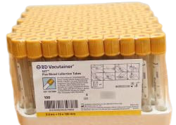 Vacutainer® Plus Venous Blood Collection Tube Clot Activator Additive 16x100 mm 10mL Red Plastic Tube (100/Box) 1000/Case