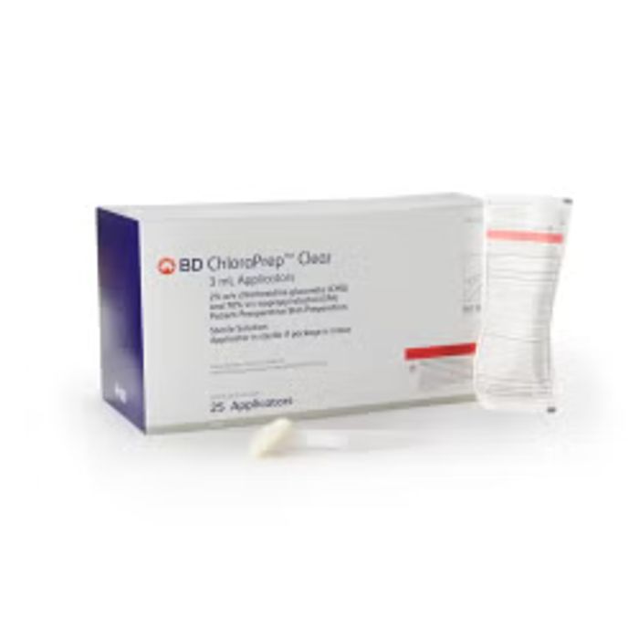 ChloraPrep  Applicator CHG 2%/Isopropyl Alcohol 70% 3mL Hi-Lite Orange Tint Sterile 4 Boxes/Case
