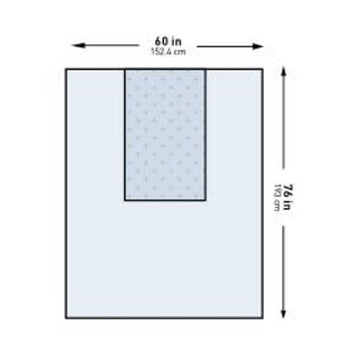 Drape, General Purpose Three-Quarter Drape 57 W X 76 L Inch Sterile 20/Bx
