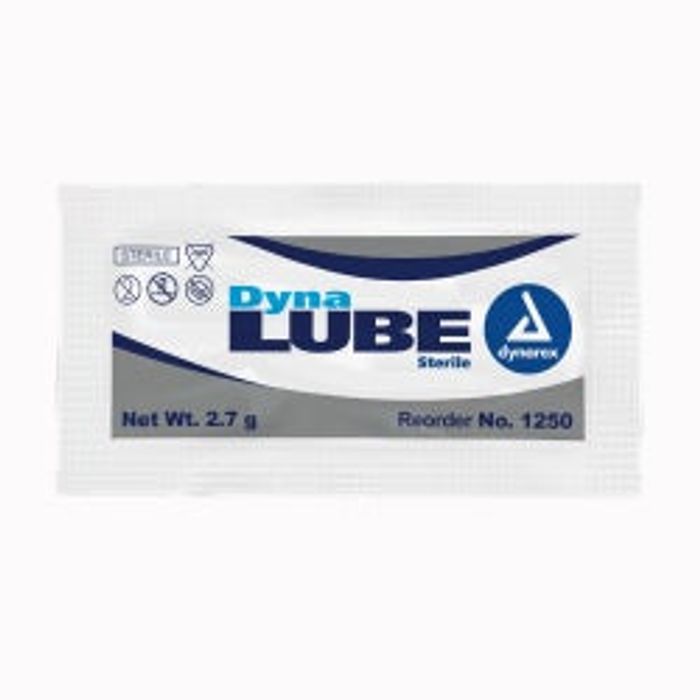 DynaLube Sterile Lubricating Jelly, 2.7 g 144/Box