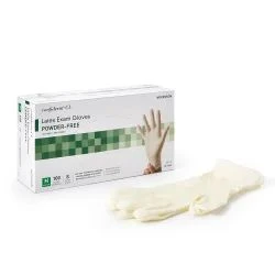 Glove, Exam Nonsterile Latex Medium Ivory 100/Box