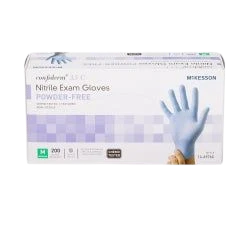 Glove, Exam NonSterile Nitrile PF Blue Medium 200/Box