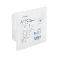 Surgical Laparotomy Sponge X-Ray Detectable Cotton 18 X 18 Inch 5 Count Hard Pack Sterile 100/Case