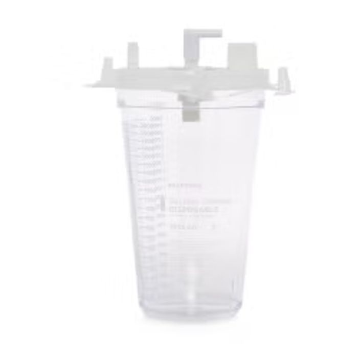 Suction Canister 2000 mL Pour Lid 24/Case
