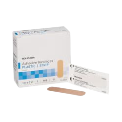 Bandage Adhesive Sheer Strip 1 x 3 inch 100/Box