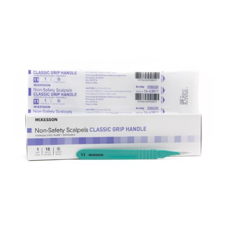 Scalpel Disp Non-Sfty Str LF #11 10/Box