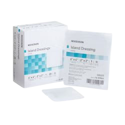 Island Dressing 4 X 4" Square Sterile 25/Box