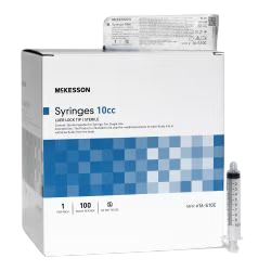 Syringe, Luer Lock 10cc 100/box
