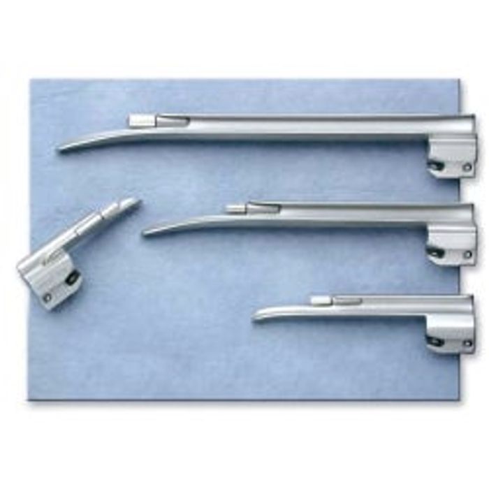 Laryngoscope Blade Miller Type Size 3 Medium Adult 1/Each