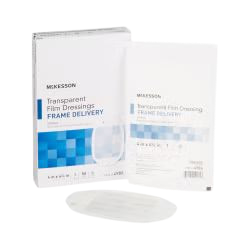 Dressing, Transparent Film Octagon 4 X 4-3/4" 50/Box