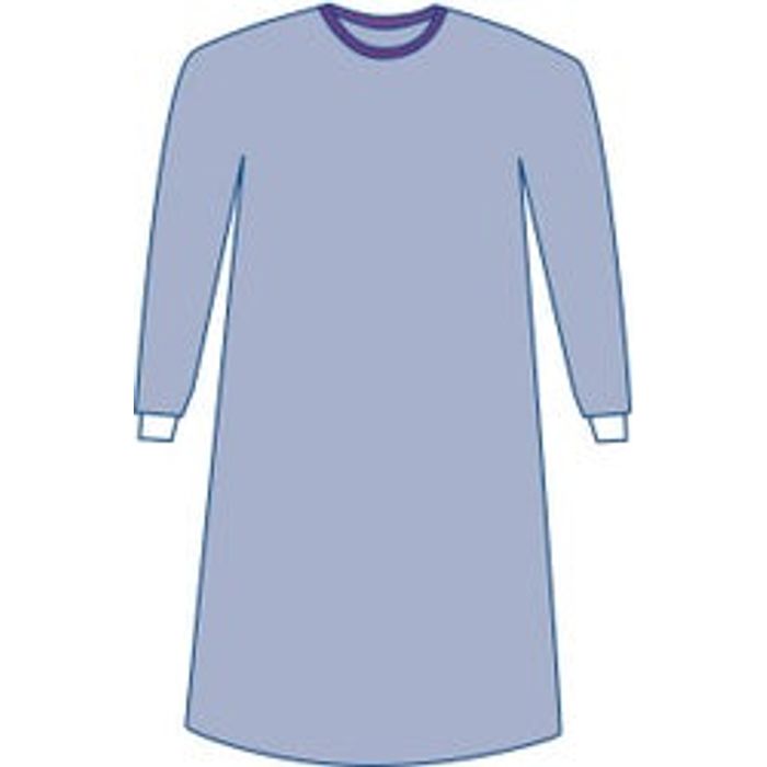 Sterile Nonreinforced Sirus Surgical Gown w/Set in sleeves Size L 20/Case