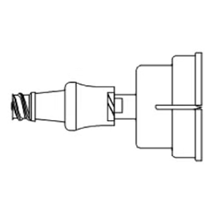 Monitoring Adapter with 15mm OD x 15 mm ID/22 mm OD Connectors 50/Case
