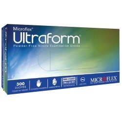 Glove, NonSterile Nitrile Exam Glove Standard Cuff Length Blue, Small 300/Box