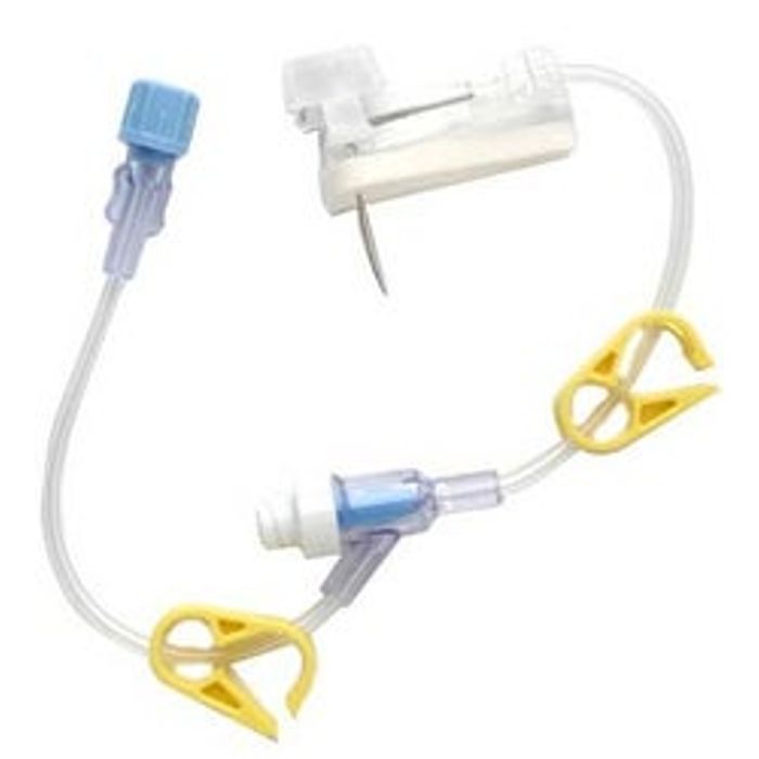 Huber Infusion Set Gripper® 22 Gauge 3/4 Inch 8 Inch Tubing Needleless Y Site 12/Box