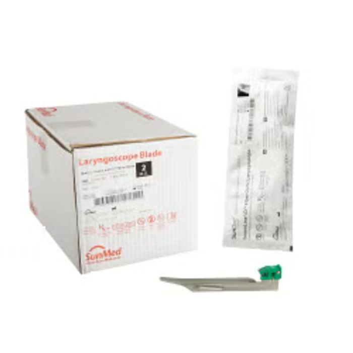 Laryngoscope Blade GreenLine® Miller Type Size 2 Child 1/Each