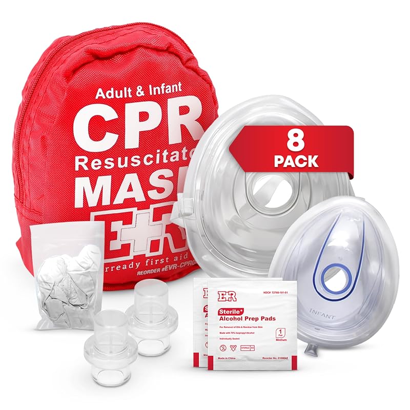 Duraclear Resuscitation Mask Toddler Disposable 1/Each