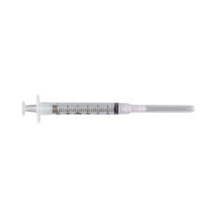 Standard Hypodermic Syringe with Needle 3mL 1-1/2" 18G NonSafety Regular Wall 1/each