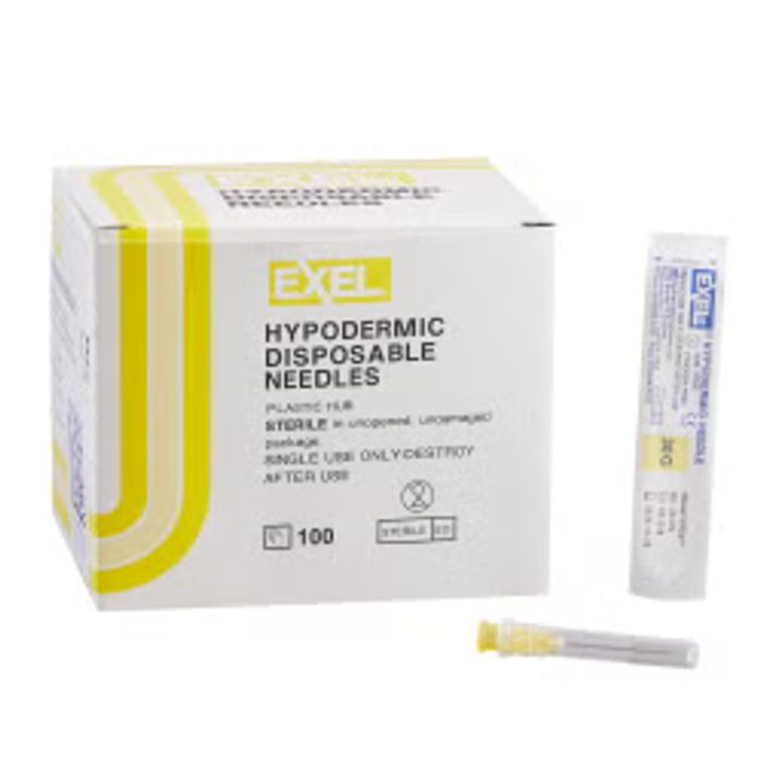 Hypodermic Needle EXELInt® Without Safety 30 Gauge 1 Inch Length 100/Box