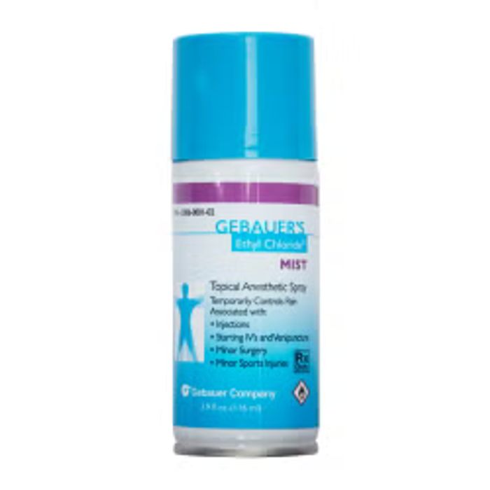 Gebauer's Ethyl Chloride 100% Spray Bottle 3.9 oz. 1/Each