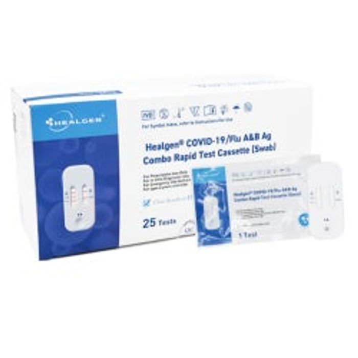 Healgen Covid-19/Flu A + B test kits 25 Test/Kit