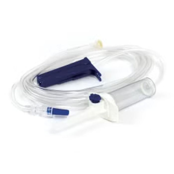 TrueCare™ Primary IV Administration Set Gravity 1 Port 20 Drops / mL Drip Rate 15 Micron Filter / 0.2 Micron Filter 92 Inch Tubing Solution Flow Regulator 1/each