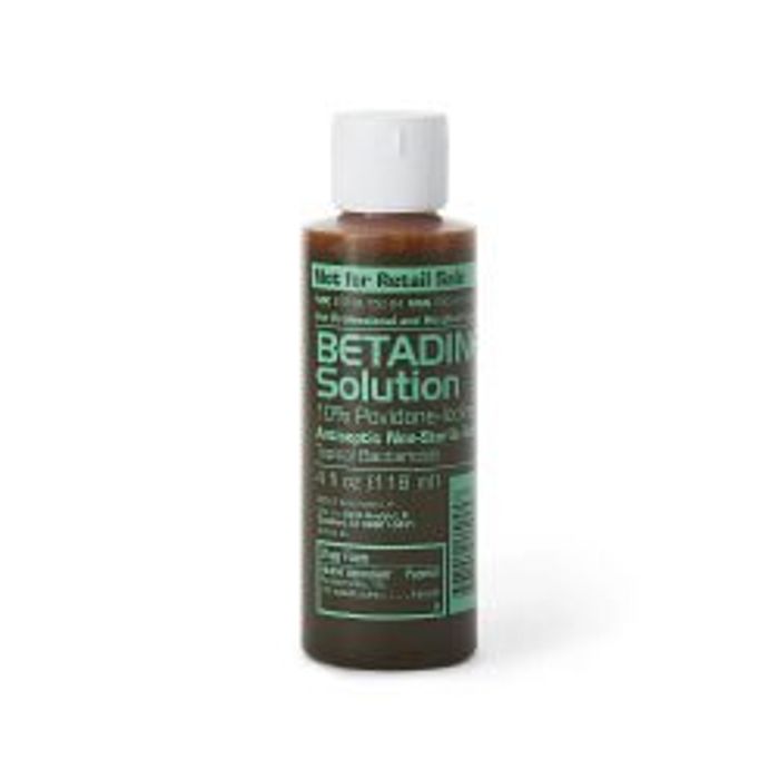Betadine Prep Solution 10% Povidone Iodine 16oz 1/Bottle