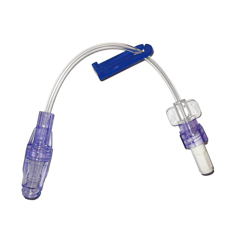 IV Extension Administration Set 8" Tubing Ea, 50/Cs