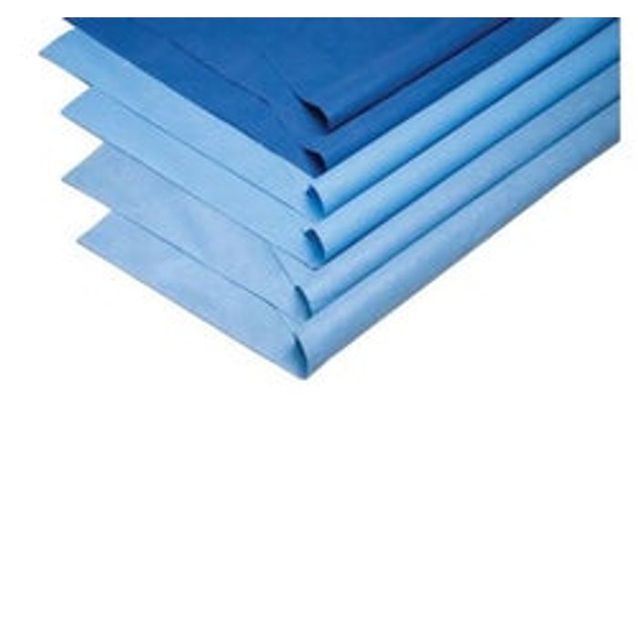 Sterilization Wrap Light Blue 24 X 24 Inch KIMGUARD Single Layer SMS Polypropylene 500/Case