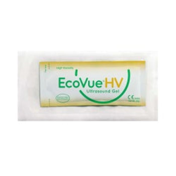 Ultrasound Gel EcoVue Sterile 25 Gram Packet 48/Box
