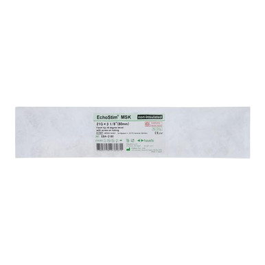 Needle Ultrasound Echo Block 21gx3-1/8" Sterile 1/Each