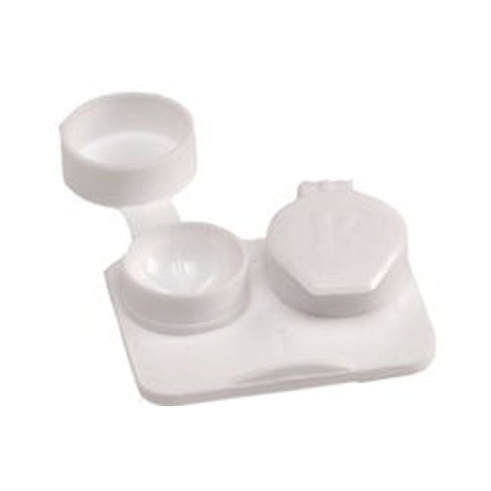Contact Lens Case HilcoVision White 50/case