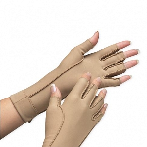 Isotoner Therapeutic Compression Open-Finger Gloves Size L (1 pair/box)