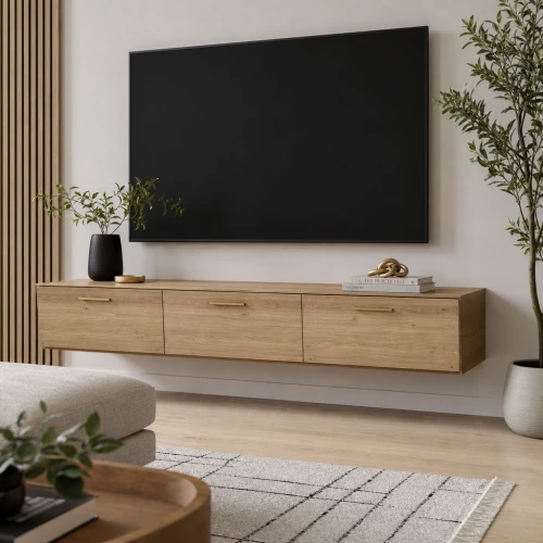 Milano Beveled Floating TV Stand