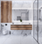 Noto Inset Floating vanity M100 Double Sink