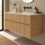 Amalfi Fluted Floating Vanity