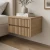 Amalfi Fluted Floating Nightstand