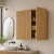 Amalfi Fluted Floating Bathroom Wall Cabinet