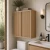 Amalfi Fluted Floating Bathroom Wall Cabinet