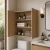 Amalfi Fluted Floating Bathroom Wall Cabinet