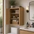 Amalfi Fluted Floating Bathroom Wall Cabinet