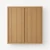 Amalfi Fluted Floating Bathroom Wall Cabinet