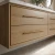 Milano Beveled Floating Vanity Double Sink